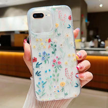 Load image into Gallery viewer, Fresh Small Floral Epoxy TPU Phone Case, For iPhone 7 Plus / 8 Plus, For iPhone X / XS