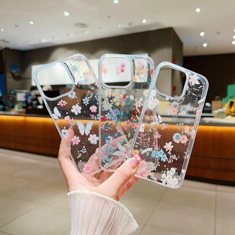 Fresh Small Floral Epoxy TPU Phone Case, For iPhone 7 Plus / 8 Plus, For iPhone X / XS