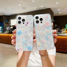 Load image into Gallery viewer, Fresh Small Floral Epoxy TPU Phone Case, For iPhone 7 Plus / 8 Plus, For iPhone X / XS