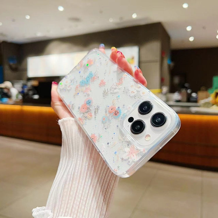 Fresh Small Floral Epoxy TPU Phone Case, For iPhone 7 Plus / 8 Plus, For iPhone X / XS