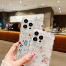 Load image into Gallery viewer, Fresh Small Floral Epoxy TPU Phone Case, For iPhone 7 Plus / 8 Plus, For iPhone X / XS