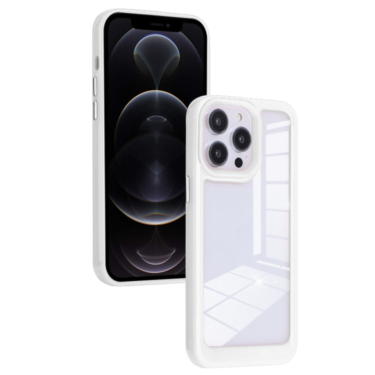 Solid Solor TPU Space Acrylic Phone Case, For iPhone 11, For iPhone 11 Pro Max, For iPhone 12, For iPhone 12 Pro, For iPhone 12 Pro Max, For iPhone 13