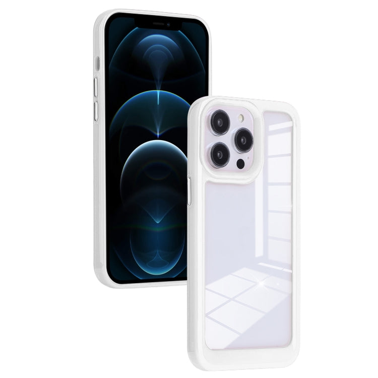 Solid Solor TPU Space Acrylic Phone Case, For iPhone 11, For iPhone 11 Pro Max, For iPhone 12, For iPhone 12 Pro, For iPhone 12 Pro Max, For iPhone 13