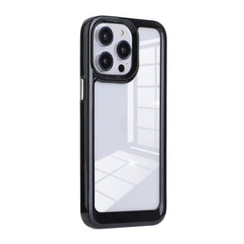 Solid Solor TPU Space Acrylic Phone Case, For iPhone 14, For iPhone 13 Pro, For iPhone 13 Pro Max, For iPhone 14 Pro, For iPhone 14 Pro Max