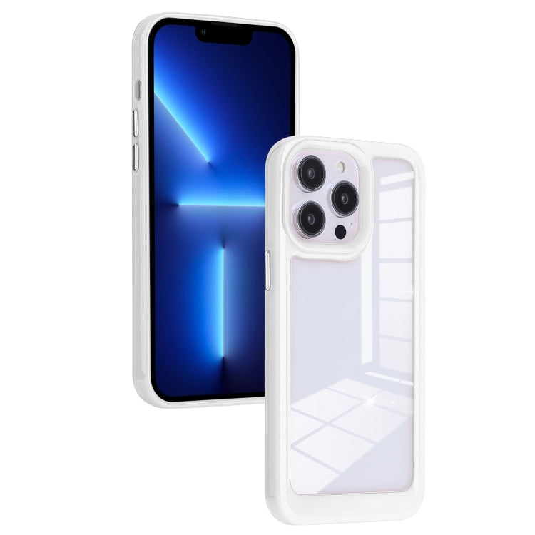 Solid Solor TPU Space Acrylic Phone Case, For iPhone 14, For iPhone 13 Pro, For iPhone 13 Pro Max, For iPhone 14 Pro, For iPhone 14 Pro Max