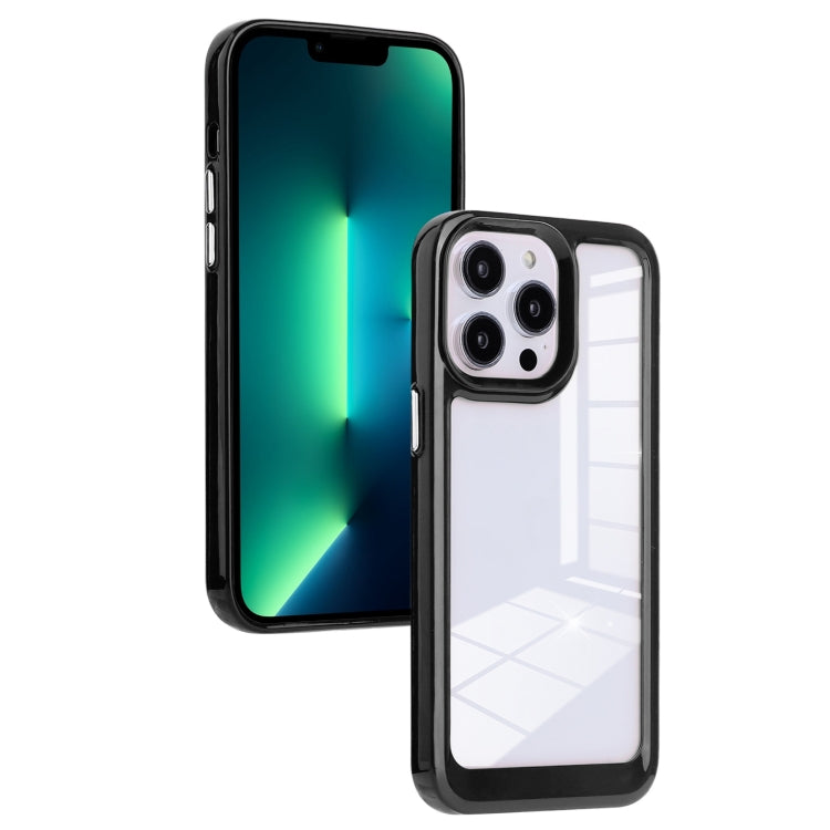 Solid Solor TPU Space Acrylic Phone Case, For iPhone 14, For iPhone 13 Pro, For iPhone 13 Pro Max, For iPhone 14 Pro, For iPhone 14 Pro Max
