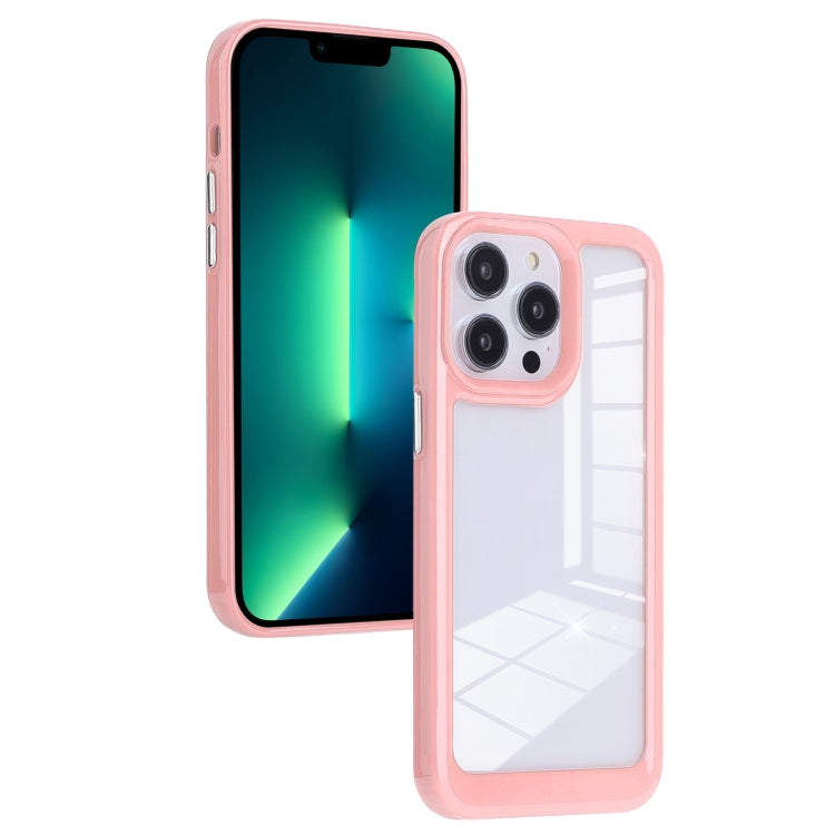 Solid Solor TPU Space Acrylic Phone Case, For iPhone 14, For iPhone 13 Pro, For iPhone 13 Pro Max, For iPhone 14 Pro, For iPhone 14 Pro Max