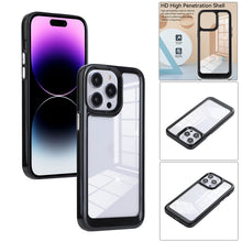 Load image into Gallery viewer, Solid Solor TPU Space Acrylic Phone Case, For iPhone 14, For iPhone 13 Pro, For iPhone 13 Pro Max, For iPhone 14 Pro, For iPhone 14 Pro Max
