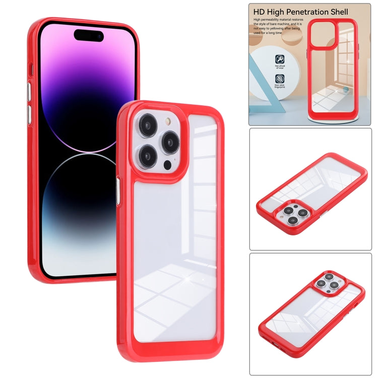 Solid Solor TPU Space Acrylic Phone Case, For iPhone 14, For iPhone 13 Pro, For iPhone 13 Pro Max, For iPhone 14 Pro, For iPhone 14 Pro Max