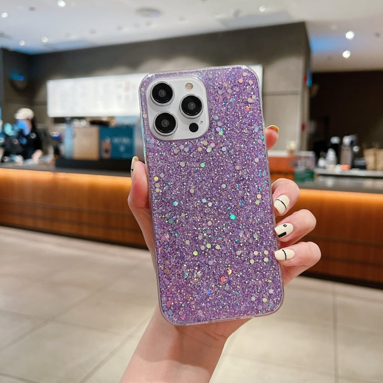 Glitter Sequins Epoxy TPU Phone Case, For iPhone 14 Pro Max, For iPhone 14 Plus, For iPhone 14 Pro, For iPhone 14, For iPhone 13 Pro Max, For iPhone 13 Pro
