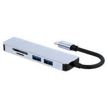 Load image into Gallery viewer, ENKAY Hat-Prince 5 in 1 Docking Station Adapter HUB SD/TF Card Reader, USB 3.0, Type-C