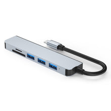 Load image into Gallery viewer, ENKAY Hat-Prince 6 in 1 Type-C to 4K HDMI Docking Station Adapter USB-C Hub SD/TF Card Reader, 6 in 1 Type-C to 4K HDMI