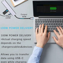 Load image into Gallery viewer, USB C Hub 7-in-1 USB C Multiport Adapter withHDMI 100W PD and SD/TF Card Reader
