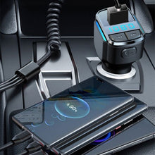 Load image into Gallery viewer, C34 Car Bluetooth 5.0 Charger FM Transmitter Cigarette lighter MP3 Music Player, C34