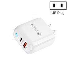 Load image into Gallery viewer, PD04 PD20W + QC18W Mobile Phone Charger with LED Indicator, US Plug, US Plug