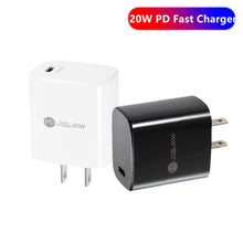 Load image into Gallery viewer, PD11 Mini Single Port PD3.0 USB-C / Type-C 20W Fast Charger for iPhone / iPad Series, US Plug, US Plug