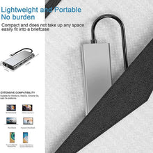 Load image into Gallery viewer, USB C HUB, USB C Adapter 11 in 1 Dongle with 4K HDMI, VGA, Type C PD, USB3.0, RJ45 Ethernet, SD/TF Card Reader, 3.5mm AUX, Docking Station Compatible with MacBook Pro/Air, Other Type C Laptops Devices