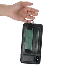 Load image into Gallery viewer, Suteni H13 Card Wallet Wrist Strap Holder PU Phone Case, For iPhone X / XS, For iPhone XR, For iPhone XS Max