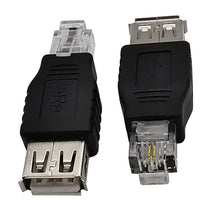 Load image into Gallery viewer, JUNSUNMAY USB Femal to Male RJ11 6P2C Adapter Converter