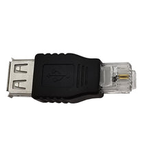 Load image into Gallery viewer, JUNSUNMAY USB Femal to Male RJ11 6P2C Adapter Converter