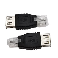 Load image into Gallery viewer, JUNSUNMAY USB Femal to Male RJ11 6P2C Adapter Converter