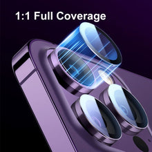 Load image into Gallery viewer, ENKAY Hat-Prince Tempered Individual Ring Camera Glass Film with Positioner, For iPhone 13 / 13 mini, For iPhone 13 Pro / 13 Pro Max, For iPhone 14 / 14 Plus, For iPhone 14 Pro / 14 Pro Max