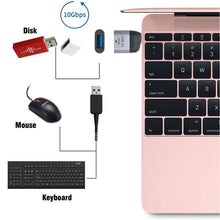 Load image into Gallery viewer, USB 3.0 Type A Female to USB 3.1 Type C Male Host OTG Data 10Gbps Adapter for Laptop &amp; Phone