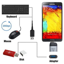 Load image into Gallery viewer, USB 3.0 Type A Female to USB 3.1 Type C Male Host OTG Data 10Gbps Adapter for Laptop &amp; Phone