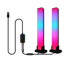 Load image into Gallery viewer, ZM-021 Music Sync LED Bar Ambient Light TV Tuya Desktop Atmosphere Lamp, LED Bar