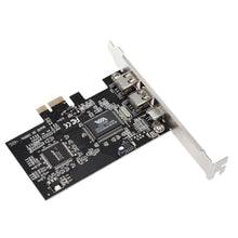 Load image into Gallery viewer, PCI-E 3 Ports 1394a 1394b Firewire Expansion Card 2 x 6 Pin + 1 x 4 Pin for Desktop PC, 1394a+1394b
