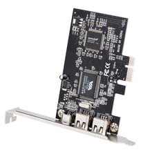 Load image into Gallery viewer, PCI-E 3 Ports 1394a 1394b Firewire Expansion Card 2 x 6 Pin + 1 x 4 Pin for Desktop PC, 1394a+1394b