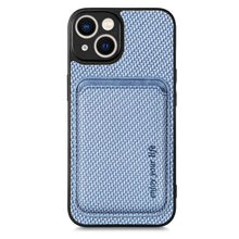 Load image into Gallery viewer, Carbon Fiber Leather Card Magsafe Magnetic Phone Case, For iPhone 14 Pro, For iPhone 14 Pro Max
