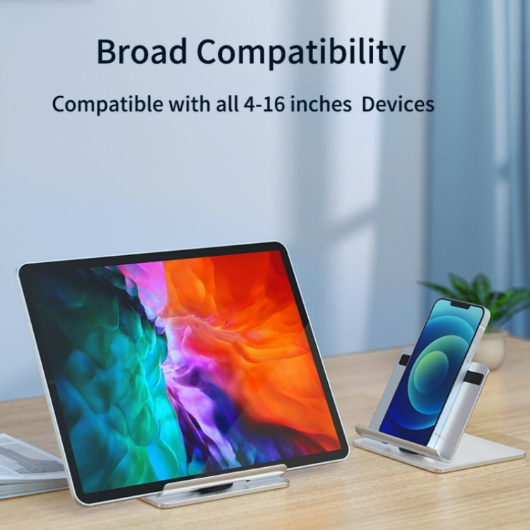 TM08 Desktop Tablet Stand Adjust Aluminum 360 Degree Rotatable Phone Stand