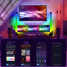 Load image into Gallery viewer, SAL006BS 2 LED Light Tube Music Synchronization WiFi Smart Night Light