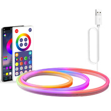 Load image into Gallery viewer, NH021 Waterproof 3m TUYA WIFI Music Sync RGB Neon Rope Light, NH021