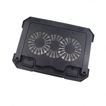 Load image into Gallery viewer, S900 Dual USB Ports Adjustable Height RGB Laptop Cooling Pad Stand, S900