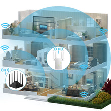 Load image into Gallery viewer, U6 5Ghz Wireless WiFi Repeater 1200Mbps Router Wifi Booster 2.4G Long Range Extender, US Plug, EU Plug