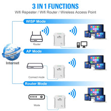 Load image into Gallery viewer, U8 300Mbps Wireless WiFi Repeater Extender Router Wi-Fi Signal Amplifier WiFi Booster, US Plug, EU Plug