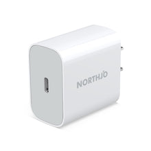 Load image into Gallery viewer, NORTHJO NOPD2000 PD 20W USB-C / Type-C Single Port Fast Wall Charger, US Plug, EU Plug