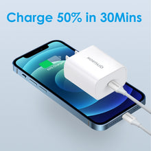 Load image into Gallery viewer, NORTHJO NOPD2000 PD 20W USB-C / Type-C Single Port Fast Wall Charger, US Plug, EU Plug