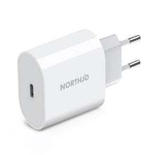 Load image into Gallery viewer, NORTHJO NOPD2000 PD 20W USB-C / Type-C Single Port Fast Wall Charger, US Plug, EU Plug