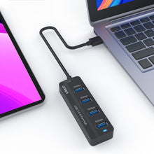 Load image into Gallery viewer, Onten 5305 4 in 1 USB3.0 4-Ports HUB Docking Station, 5305