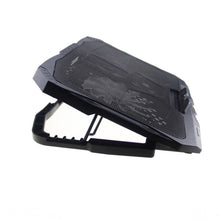 Load image into Gallery viewer, S18 Aluminum Four Fans Gaming Laptop Cooling Pad Foldable Holder with Wind Speed Display, S18