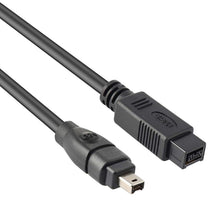 Load image into Gallery viewer, JUNSUNMAY FireWire High Speed Premium DV 800 9 Pin Male To FireWire 400 4 Pin Male IEEE 1394 Cable, 1.8m, 3m, 4.5m