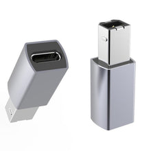 Load image into Gallery viewer, JUNSUNMAY USB Type-C Female to Male USB 2.0 Type-B Adapter Converter Connector for Printers Scanner Electric Piano, 1pc, 2pcs
