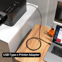 Load image into Gallery viewer, JUNSUNMAY USB Type-C Female to Male USB 2.0 Type-B Adapter Converter Connector for Printers Scanner Electric Piano, 1pc, 2pcs