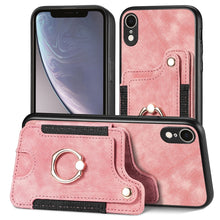 Load image into Gallery viewer, Retro Skin-feel Ring Multi-card Wallet Phone Case, For iPhone XR, For iPhone XS Max, For iPhone SE 2022 / SE 2020, For iPhone 7 Plus / 8 Plus
