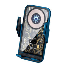 Load image into Gallery viewer, C10 Car Navigation Infrared Sensor Transparent Wireless Charger 15W Fast Charger Phone Stand, C10 (Gray), C10 (Blue), C10 (Golden)