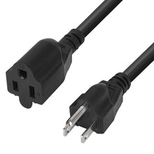 Load image into Gallery viewer, JUNSUNMAY US 1.6FT NEMA 5-15P 1 to 2 Way Outlet NEMA 5-15R SJT 16AWG 3 Prong Power Cable Wire Extender