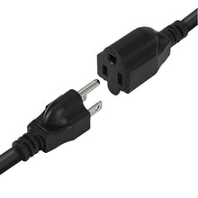 Load image into Gallery viewer, JUNSUNMAY US 1.6FT NEMA 5-15P 1 to 2 Way Outlet NEMA 5-15R SJT 16AWG 3 Prong Power Cable Wire Extender